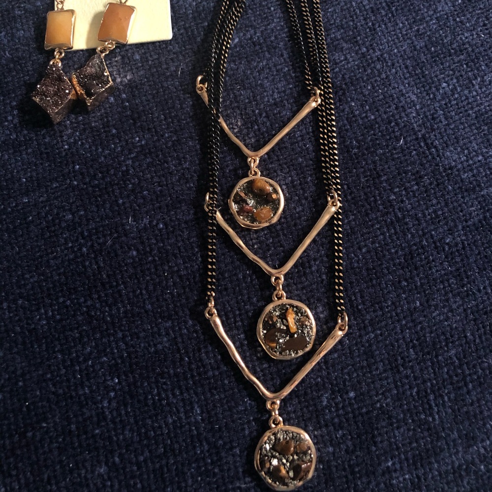 Jane Marie earring and necklace set